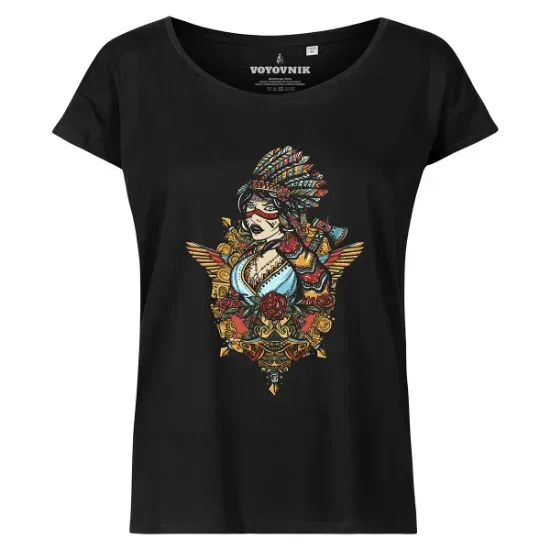 Футболка жіноча Voyovnik Steampunk Chero Black