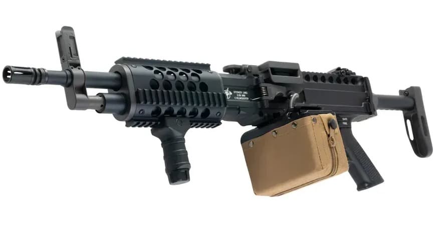Оренда Страйкбольний кулемет Classic Army Metal Stone 96 LMG AEG Black